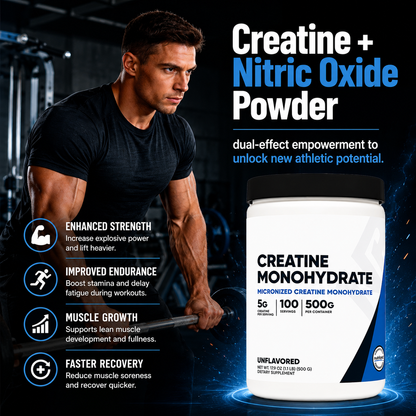 Micronized Creatine Monohydrate Powder – Fitness & Sports Nutrition for Strength and Performance