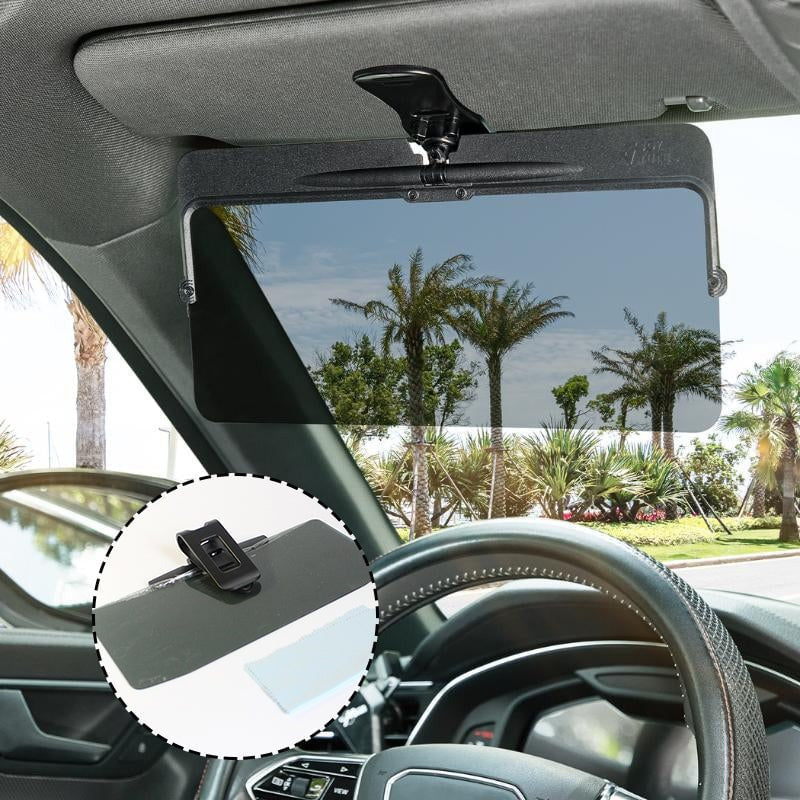 Universal Car Sun Visor – Polarized Shield for Day & Night