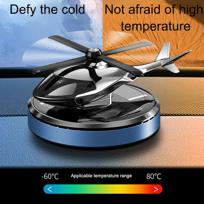 Solar Helicopter Car Air Freshener – Long-Lasting Aromatherapy Dashboard Ornament