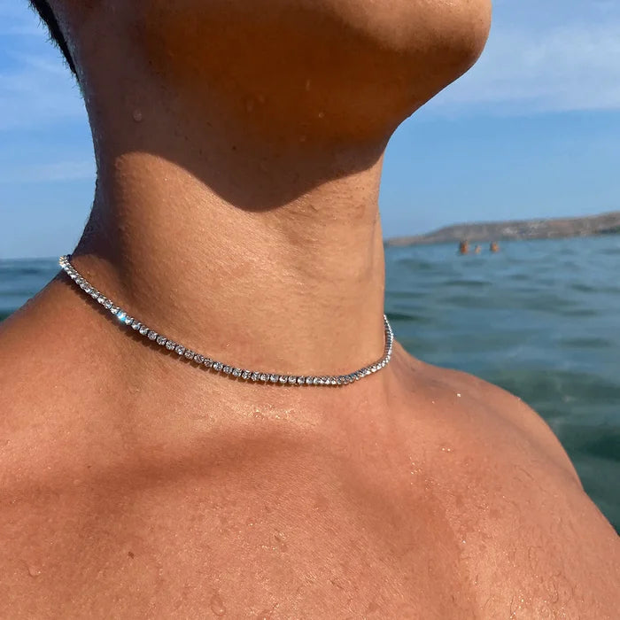 Crystal' Tennis Necklace + The best gift