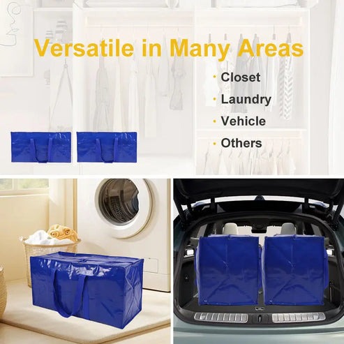 XL Multifunctional Storage & Moving Bag – 2 Durable Large Capacity Organizer