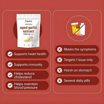 Aged Garlic Extract Supplement – 300 Softgels Daily Wellness Support