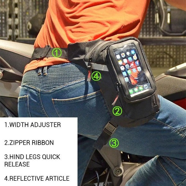 Motorcycle Leg Bag — Close-Fit Outdoor Rider Waist Bag
