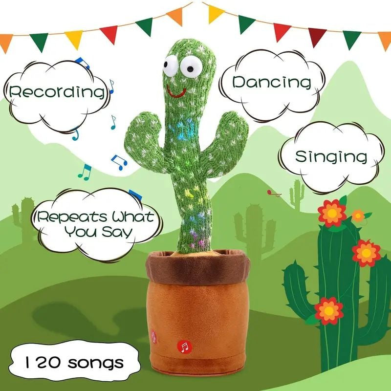 Fun Kidz Dancing Cactus – Singing, Dancing & Talking Toy for Endless Fun