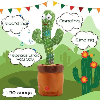 Fun Kidz Dancing Cactus – Singing, Dancing & Talking Toy for Endless Fun