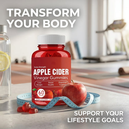 Apple Cider Vinegar Gummies – Daily Vegan Dietary Supplement for Adults
