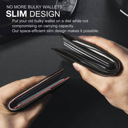 Vintage Men’s Carbon Fiber Card Holder