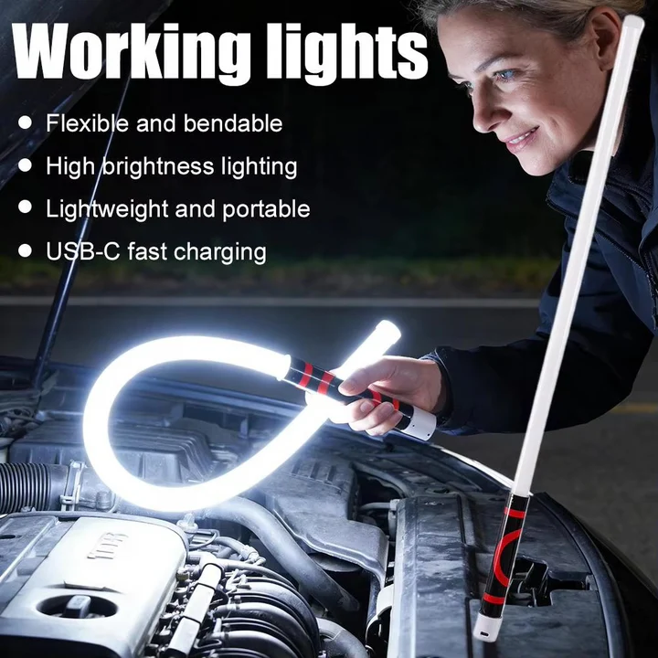 Rechargeable Flexible LED Light – Portable Adjustable Beam Lamp