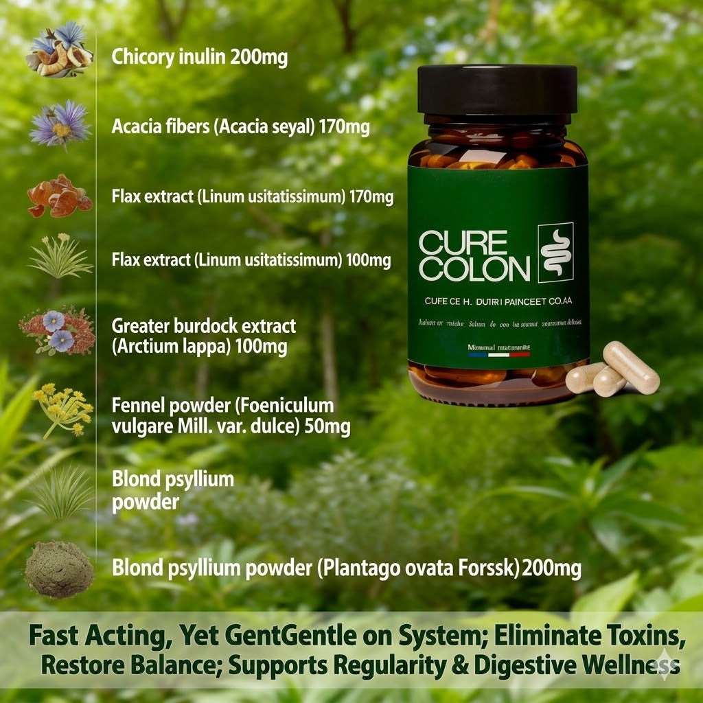 Colon Cleanse Capsules – 14 Day Gentle Detox & Gut Health Support