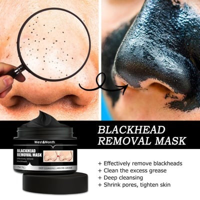 Bamboo Charcoal Peel Off Mask – Blackhead Remover & Deep Cleanser