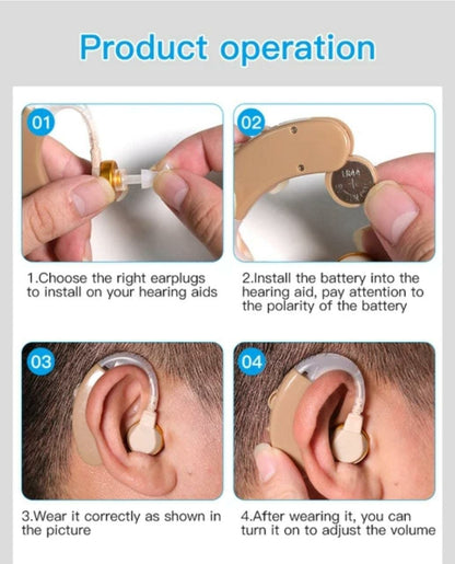 Ear Sound Amplifier - 𝐀𝐦𝐩𝐥𝐢𝐟𝐢𝐞𝐬 𝐒𝐨𝐮𝐧𝐝 𝐛𝐲 𝟑𝟎 𝐓𝐢𝐦𝐞𝐬