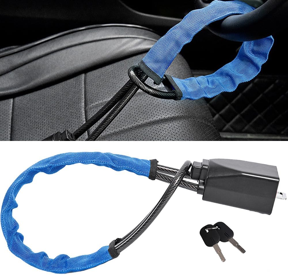 Car Steering Wheel Lock Seat Belt Lock Anti-Theft Device