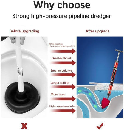 High Pressure Toilet Unblocker – Powerful One-Shot Drain