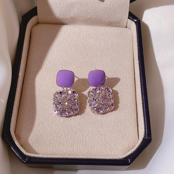 Retro Diamond Wax Drop Earrings