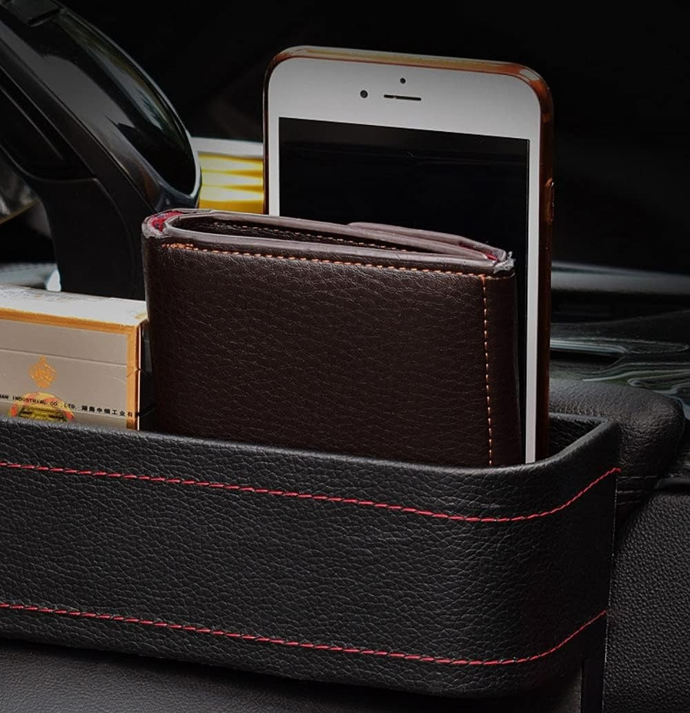 Premium Leather Car Seat Storage Tray