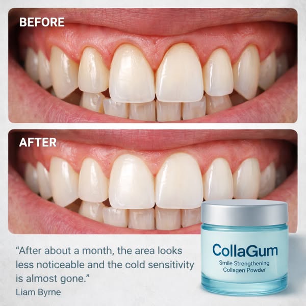 Collagen Infused Dental Tooth Powder – Gentle Whitening & Oral Care
