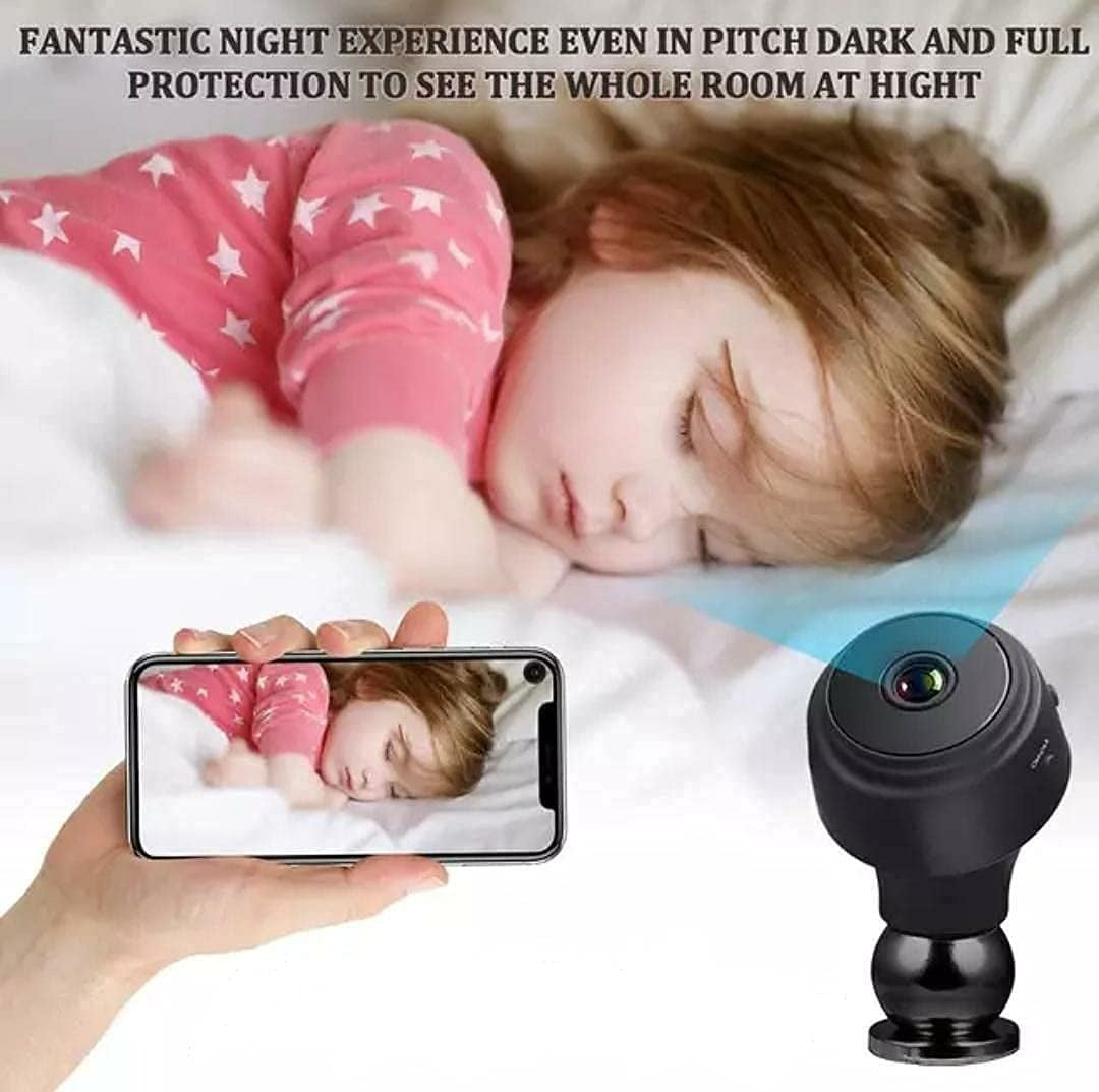 HD 1080P WiFi Magnetic Indoor Camera – Wireless App Control A9 Camera