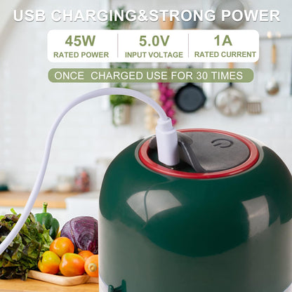 Electric Food Chopper Garlic Crusher