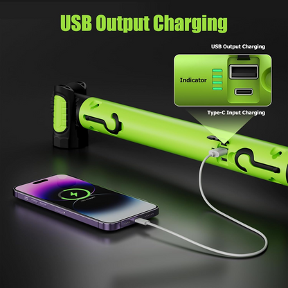 Magnetic Work Light – Rechargeable Outdoor Camping Lamp