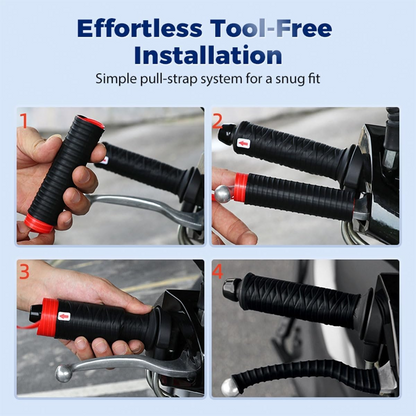 Universal Silicone Motorcycle Grip Covers – Non-Slip Handlebar & Brake Lever Wrap