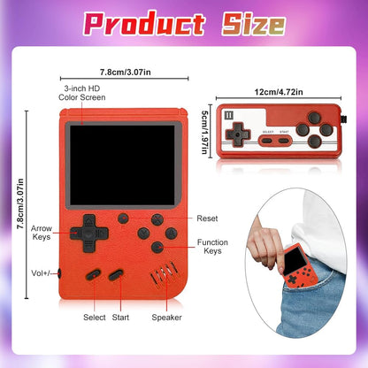 Built-in 400 Games Handheld Retro Game Console