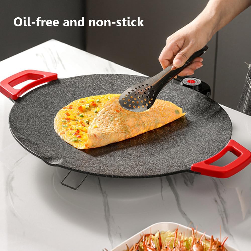 Japanese Non-Stick Electric Skillet – Quick, Easy & Mess-Free Cooking