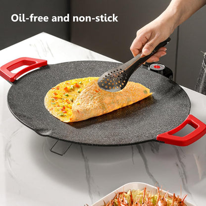Japanese Non-Stick Electric Skillet – Quick, Easy & Mess-Free Cooking