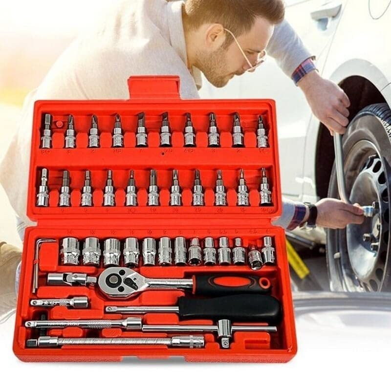 46 Piece Socket Set – The Ultimate Tool Kit for Every Job