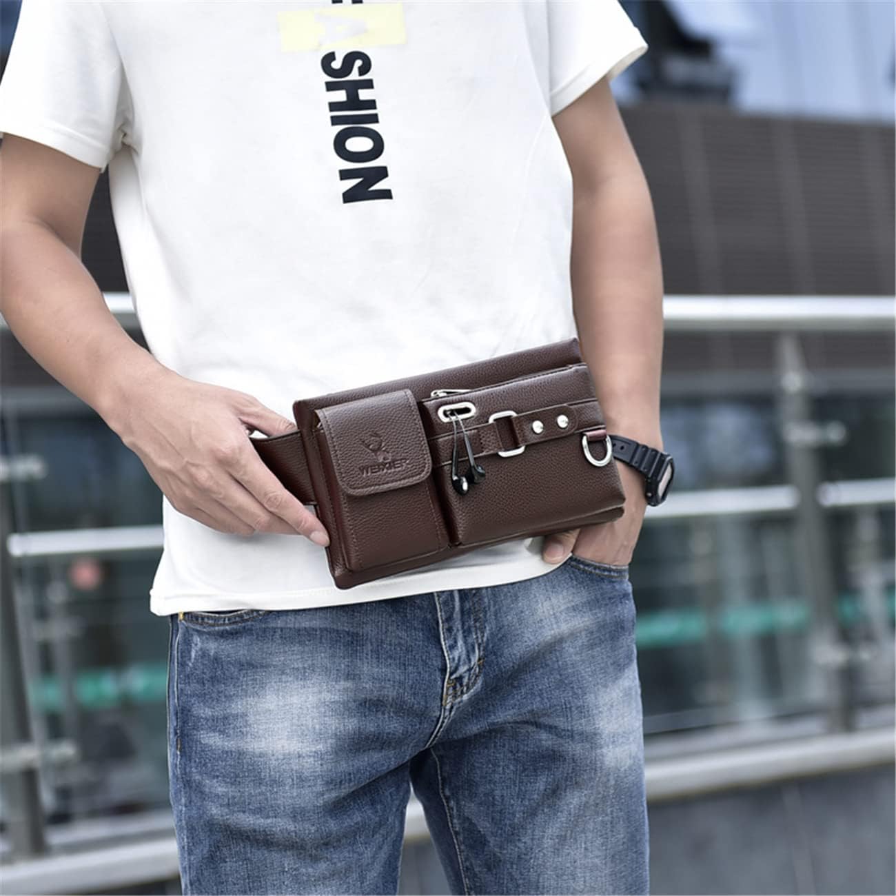 Men’s Outdoor Waist Bag – Durable, Spacious & Comfortable