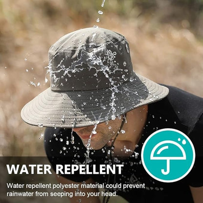 UPF 50+ Wide Brim Hat – UV Protection Bucket Hat