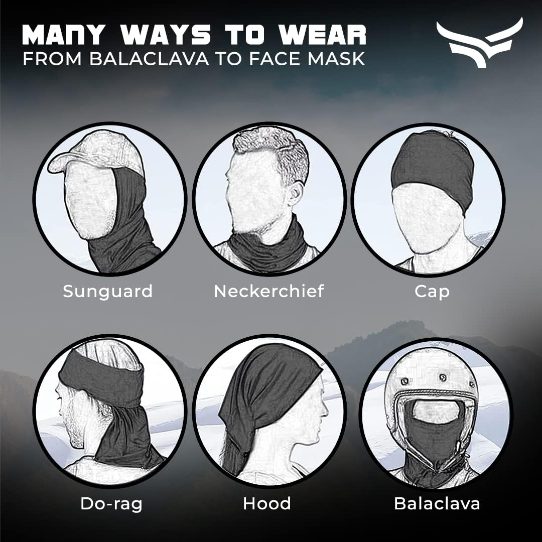 Breathable Multi-Functional Balaclava Mask – Sweat-Absorbent