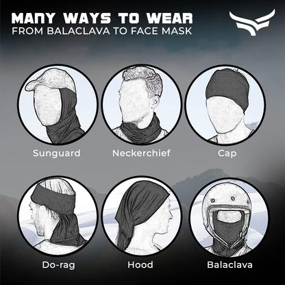 Breathable Multi-Functional Balaclava Mask – Sweat-Absorbent