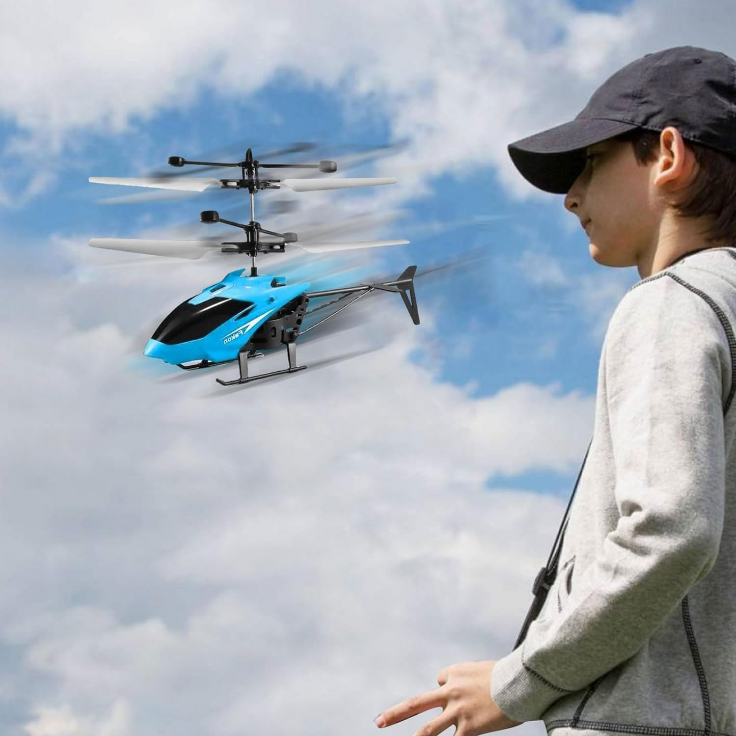 Flying Induction Remote Control Aircraft – Sensor Hovering Drone Toy