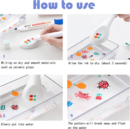 Floating Drawing Kit – Watch Your Art Come to Life on Water!
