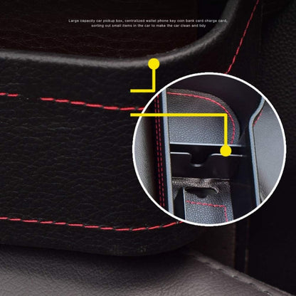 Premium Leather Car Seat Storage Tray