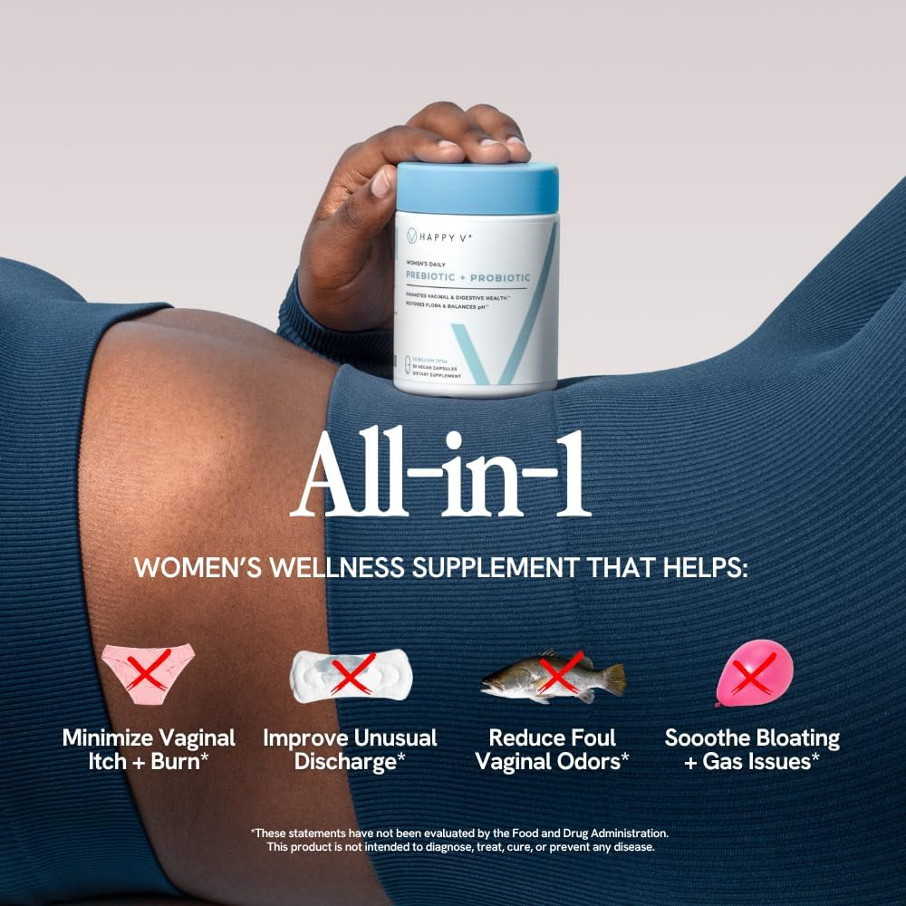 Women's Probiotic & Prebiotic Capsules Daily Digestive