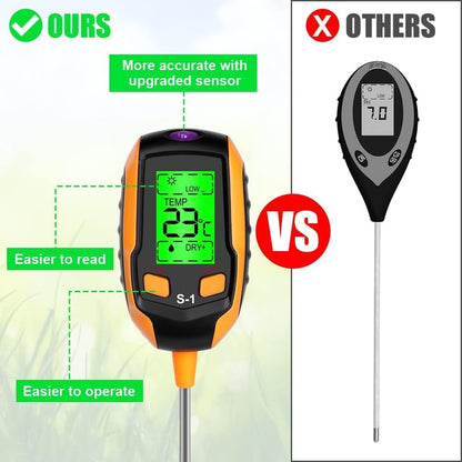 Digital 4-in-1 Soil Test Meter