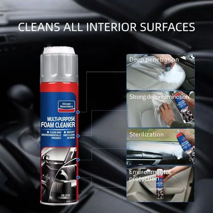 Automotive Interior Foam Cleaner – Multi-Surface Cleaning Spray