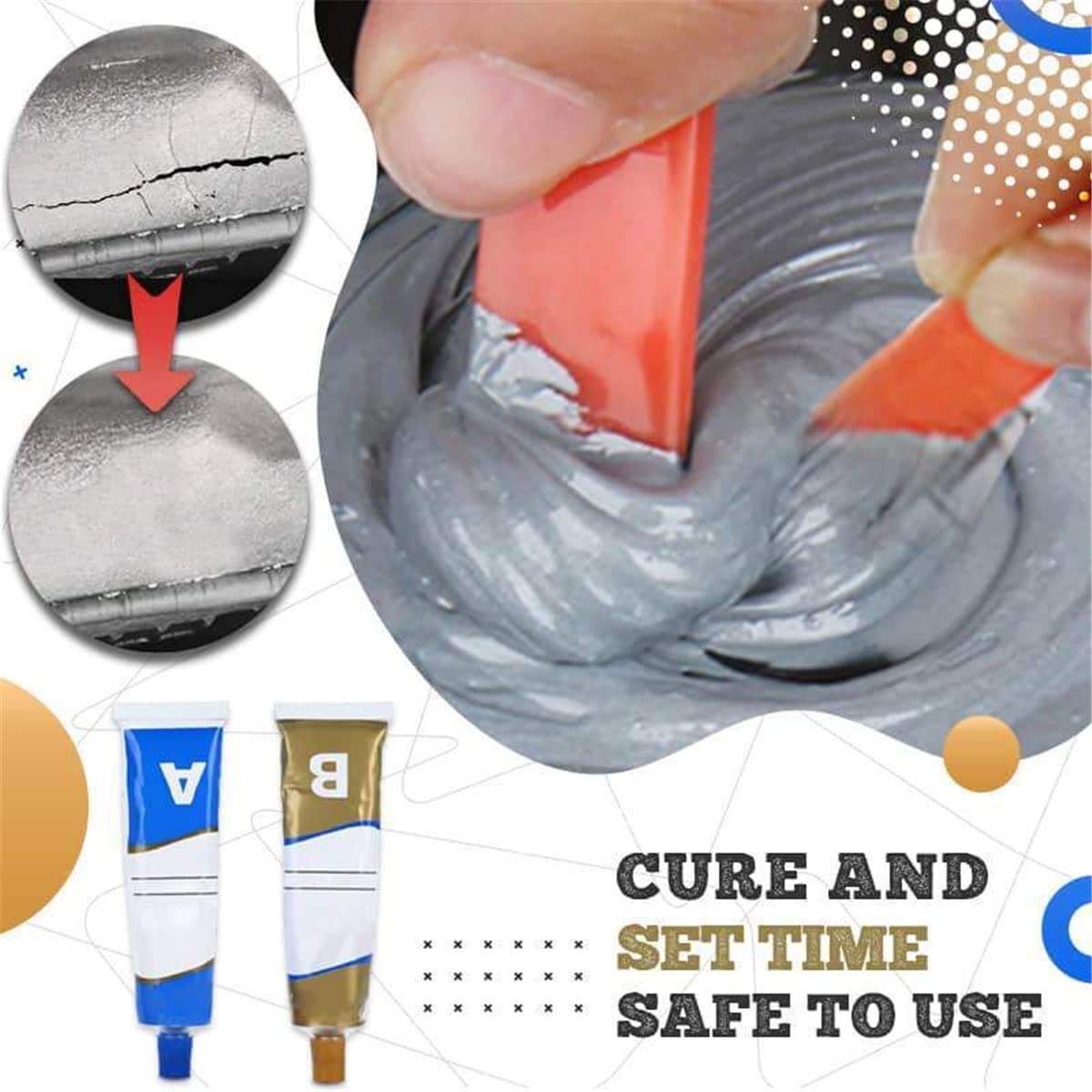 Crack Repair Glue – Ultra-Strong Dual-Action Fix