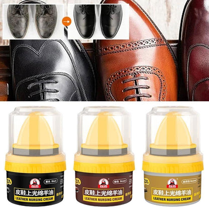 3-Pack (Black, Brown, Neutral) Leather Repair Cream Liquid Shoe Polish