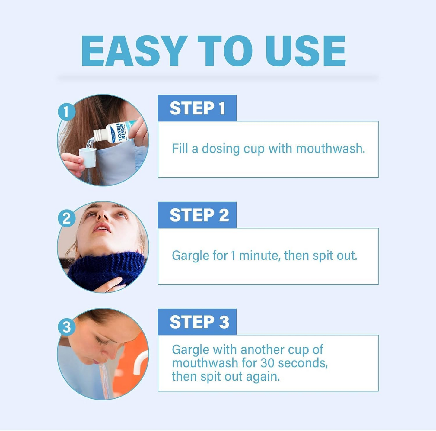 Tonsil Stone Mouthwash – Mint Oral Rinse for Fresh Breath Care