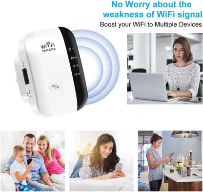 Wireless WiFi Repeater Extender – Long Range Signal Amplifier