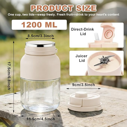 Mini Portable Juicer – Rechargeable Electric Juice Cup for Daily Use