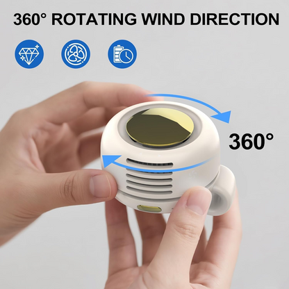 Mini Bladeless Fan – Portable Rechargeable Silent Cooling Fan