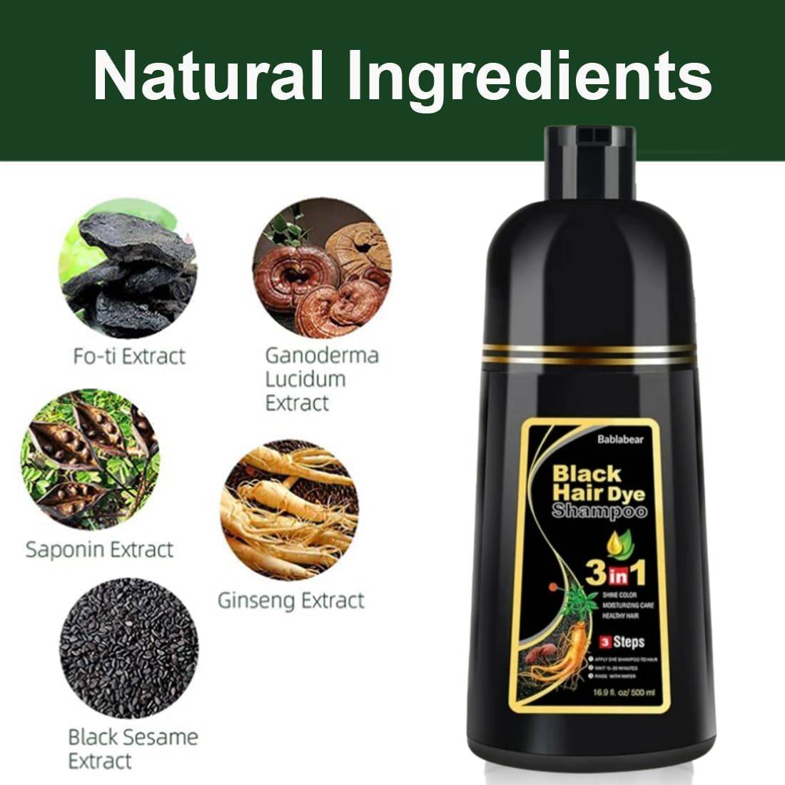Herbal Hair Dye Shampoo – Natural Colour, Healthy Shine