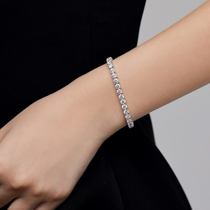 Iced Tennis Bracelet – Hip Hop Zircon Crystal Chain Wristband
