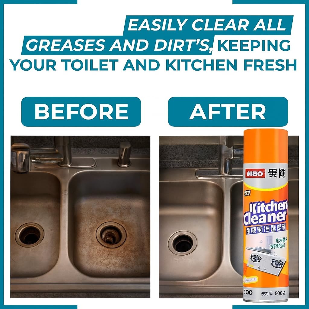 Multipurpose Kitchen Cleaner – Powerful Degreaser for Daily Cleaning