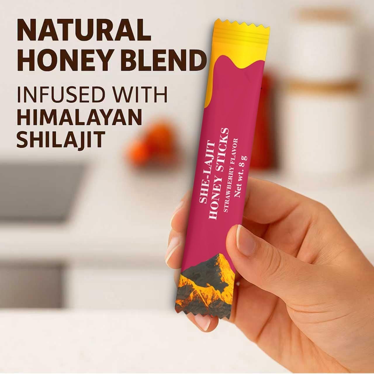 SHELAJIT Honey Sticks – Natural Honey Blend for Daily Wellness