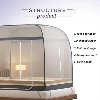 Adult Mosquito Net Bed Tent - Bedroom Decor with Frame