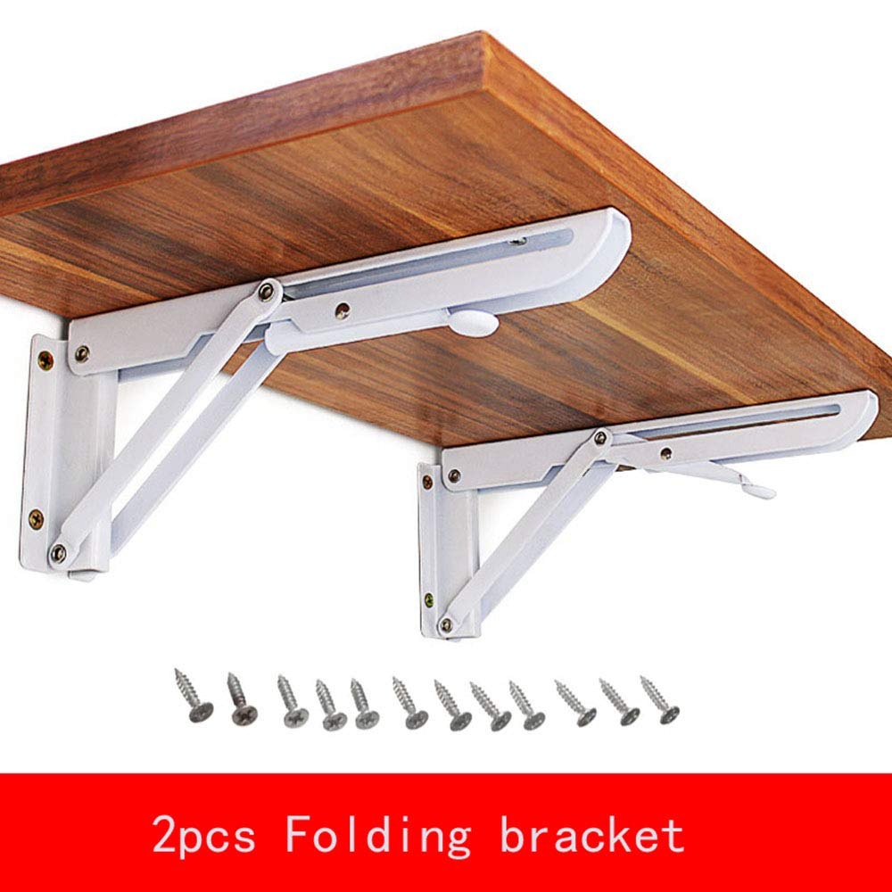 Smart Folding Shelf Bracket — Strong Wall Support